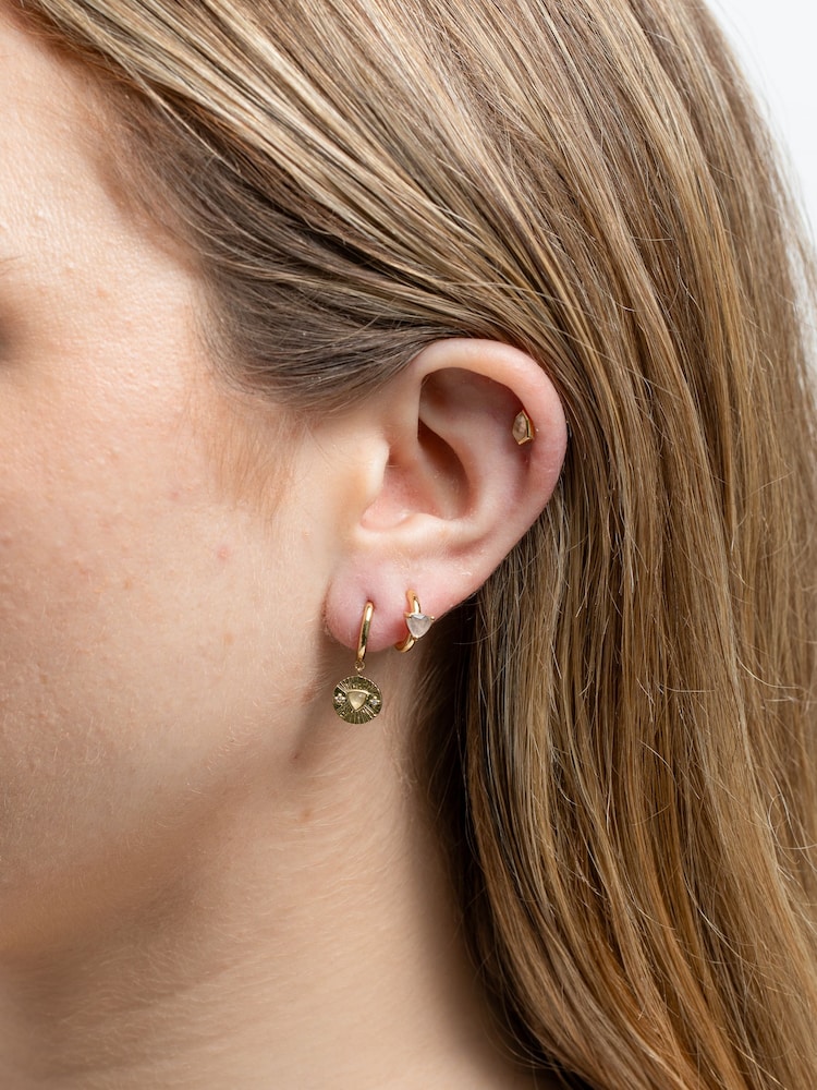Inicio Quartz Hoop Earrings - Bild 2 von 3