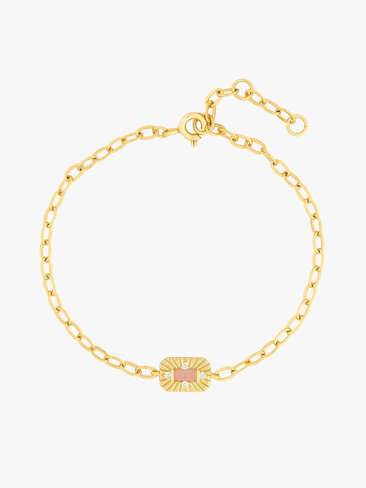 Inicio Gold Tone Gift Pouch Quartz Bracelet - Image 1 of 4