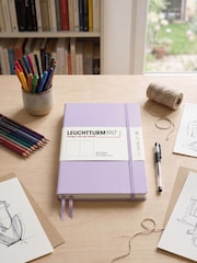 LEUCHTTURM1917 Lilac Composition B5 Hardcover Plain Notebook - Image 4 of 8