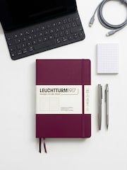 LEUCHTTURM1917 Port Red Medium A5 Hardcover Dotted Notebook - Image 1 of 8