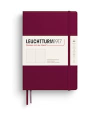 LEUCHTTURM1917 Port Red Medium A5 Hardcover Dotted Notebook - Image 2 of 8
