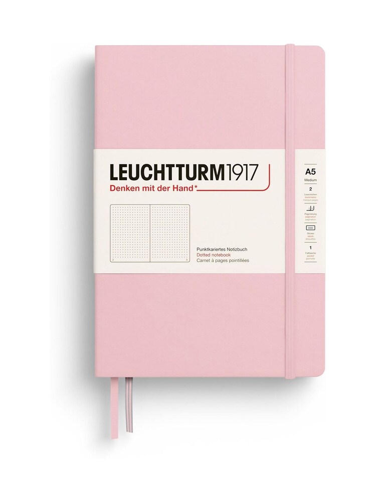 LEUCHTTURM1917 Powder Medium A5 Hardcover Dotted Notebook - Image 2 of 8 LEUCHTTURM1917 Powder Medium A5 Hardcover Dotted Notebook - Image 2 of 8
