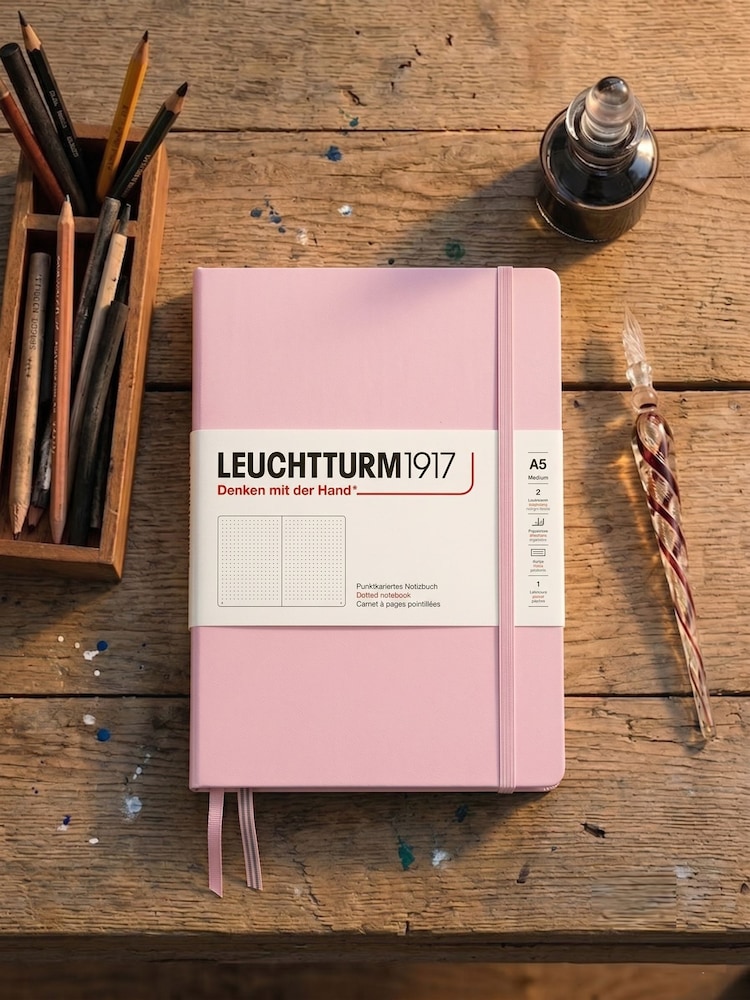 LEUCHTTURM1917 Powder Medium A5 Hardcover Dotted Notebook - Image 8 of 8 LEUCHTTURM1917 Powder Medium A5 Hardcover Dotted Notebook - Image 8 of 8