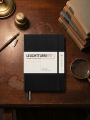 LEUCHTTURM1917 Black Medium A5 Hardcover Plain Notebook - Image 7 of 8