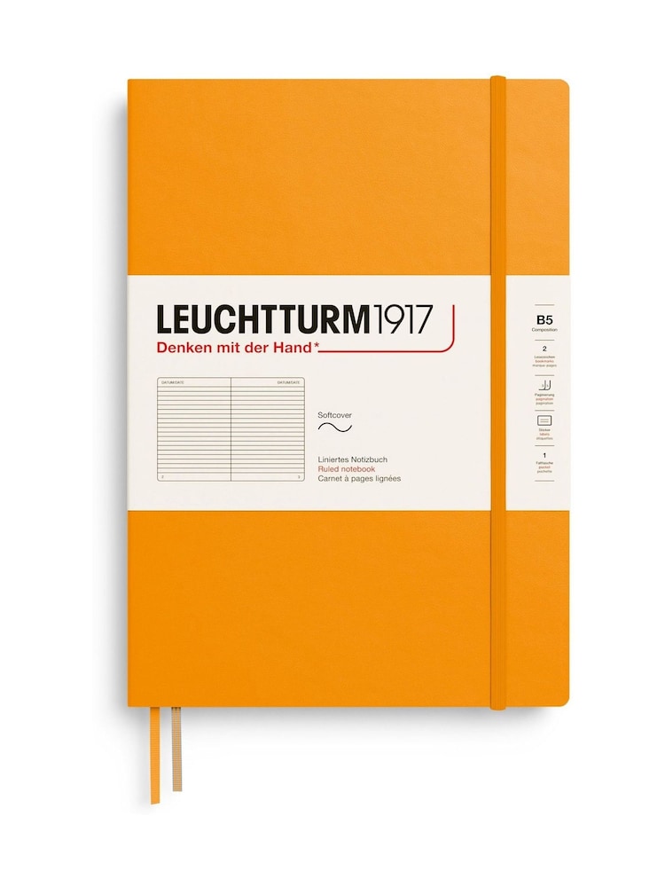 LEUCHTTURM1917 Rising Sun Composition B5 Softcover Ruled Notebook - Image 2 of 8 LEUCHTTURM1917 Rising Sun Composition B5 Softcover Ruled Notebook - Image 2 of 8
