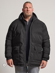 BadRhino Big & Tall Black Dalton Puffer Jacket - Image 1 of 7