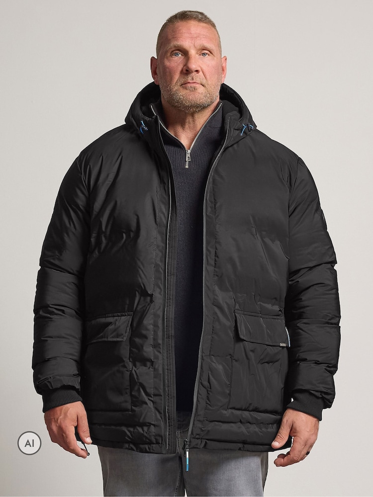 BadRhino Big & Tall Black Dalton Puffer Jacket - Image 1 of 7