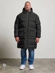 BadRhino Big & Tall Black Long Dalton Puffer Jacket - Image 2 of 7