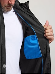 BadRhino Big & Tall Black Long Dalton Puffer Jacket - Image 5 of 7