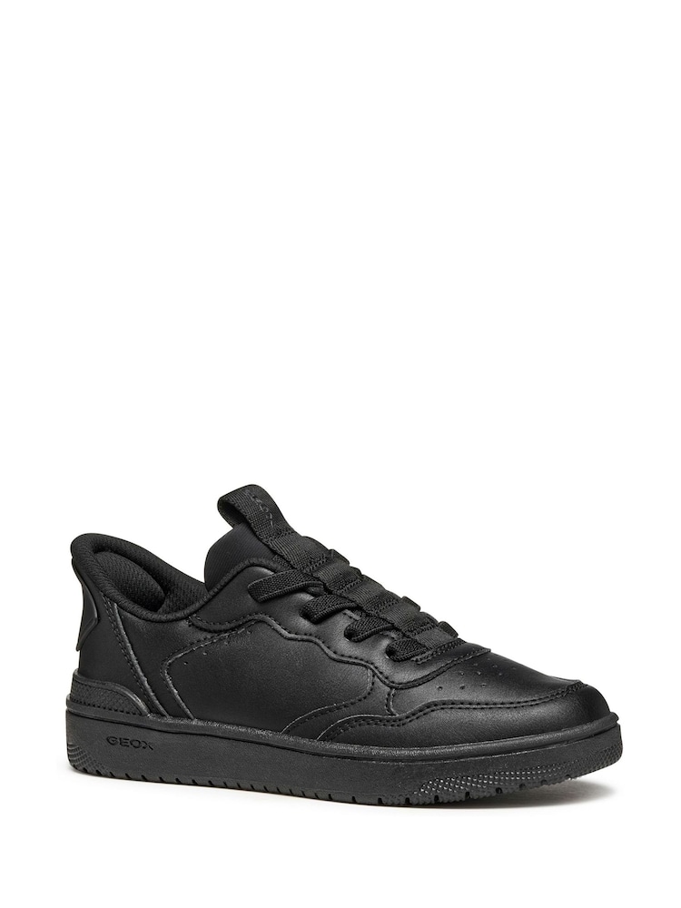 Geox Black J Washiba School Shoes - Image 2 of 5 Geox Black J Washiba School Shoes - Image 2 of 5