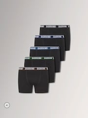 BadRhino Big & Tall Black Boxers 5 Pack - Image 1 of 8