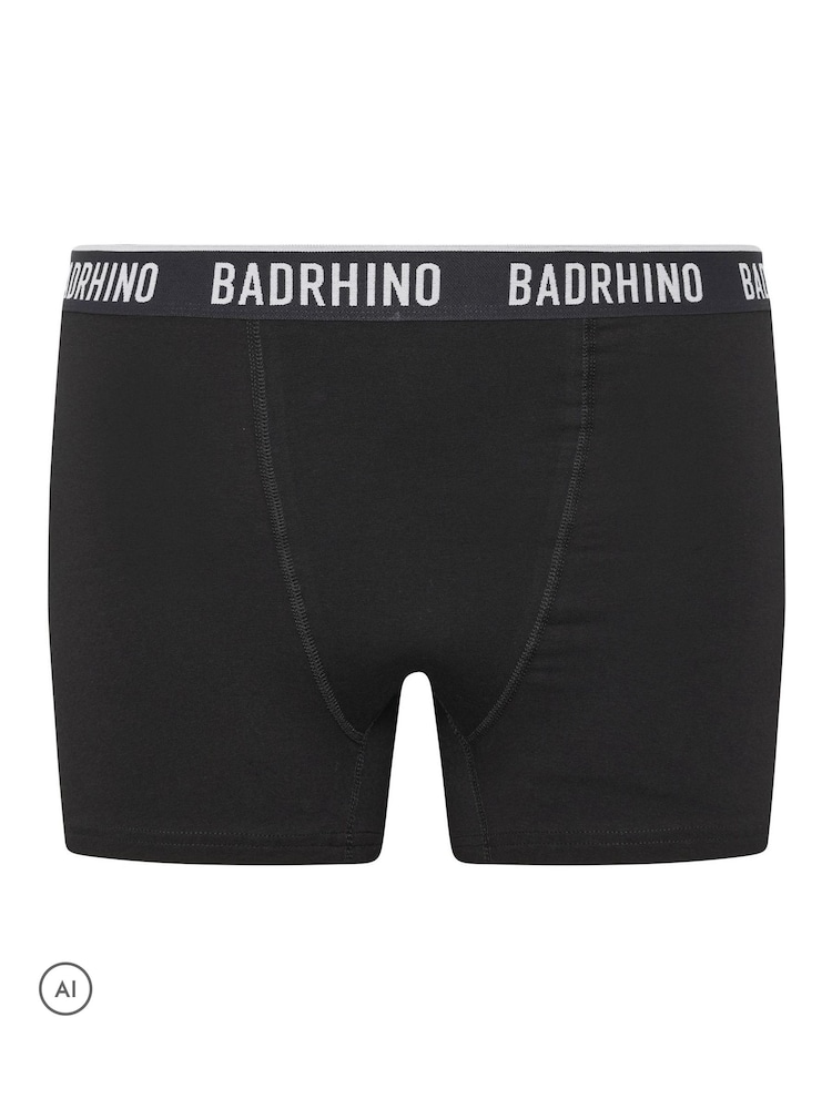 BadRhino Big & Tall Black Boxers 5 Pack - Image 8 of 8 BadRhino Big & Tall Black Boxers 5 Pack - Image 8 of 8