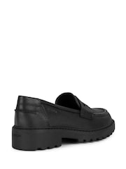 Schwarzes Lackleder - Geox J Casey Leather Loafers - Bild 3 von 5
