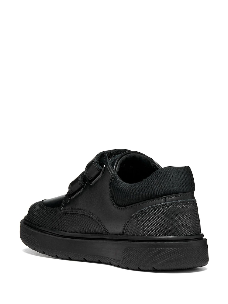 Geox Black J Riddock Leather School Shoes - Image 2 of 5