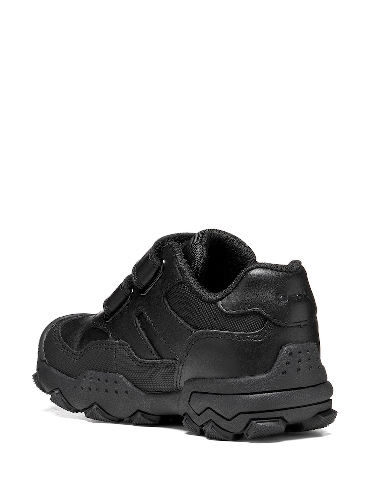Geox Black J Buller Leather School Shoes - Image 2 of 5