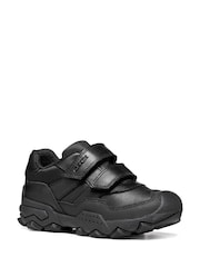 Geox Black J Buller Leather School Shoes - Image 3 of 5