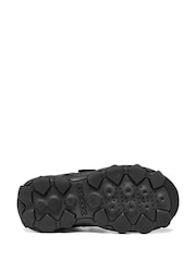 Geox Black J Buller Leather School Shoes - Image 4 of 5