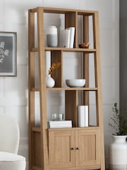 Natural Malvern Oak Effect Storage Ladder Shelf - Image 1 of 7
