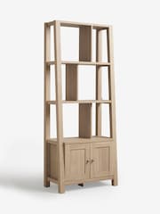 Natural Malvern Oak Effect Storage Ladder Shelf - Image 6 of 7