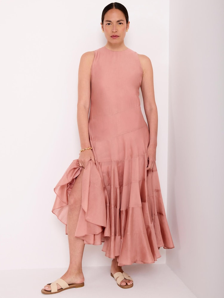 Mint Velvet Assymetric Midi Dress - Bild 1 von 8 Mint Velvet Assymetric Midi Dress - Bild 1 von 8