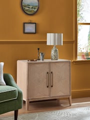 Nina Campbell Light Oak Small Tedworth Sideboard - Image 1 of 7