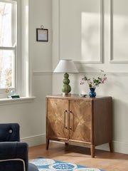 Nina Campbell Dark Oak Small Tedworth Sideboard - Image 1 of 7