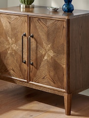 Nina Campbell Dark Oak Small Tedworth Sideboard - Image 2 of 7