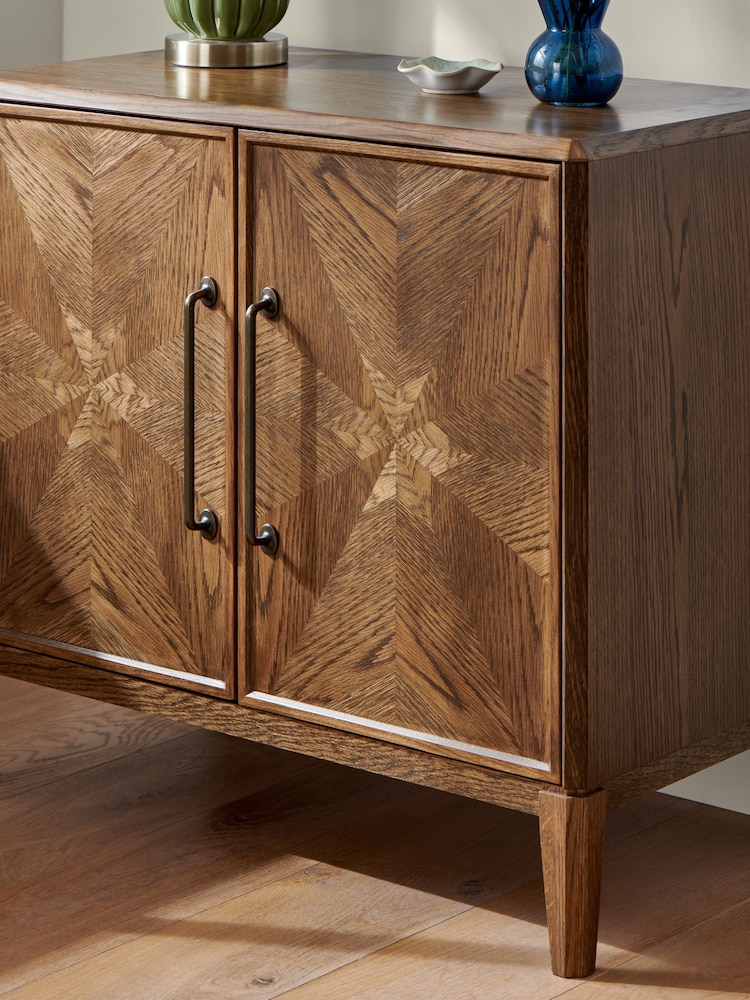Nina Campbell Dark Oak Small Tedworth Sideboard - Image 2 of 7
