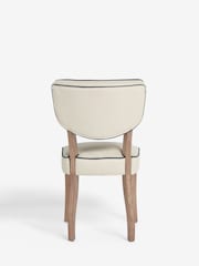 Nina Campbell Set of 2 Natural Ashburn Oak Effect Leg Dining Chairs - Image 5 of 6