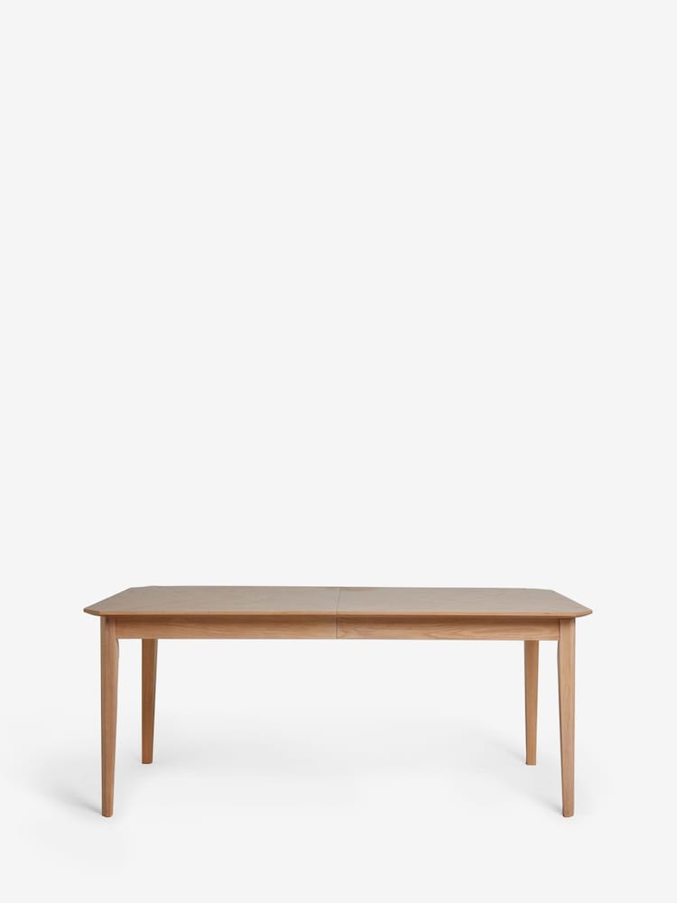 Nina Campbell Light Oak Tedworth 6 to 8 Seater Extending Dining Table - Image 6 of 8
