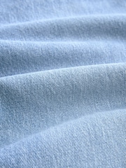 Mid Blue 100% Cotton Column Mom Jeans - Image 7 of 7