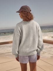 self. Grey Knitted Jumper - Image 4 of 7