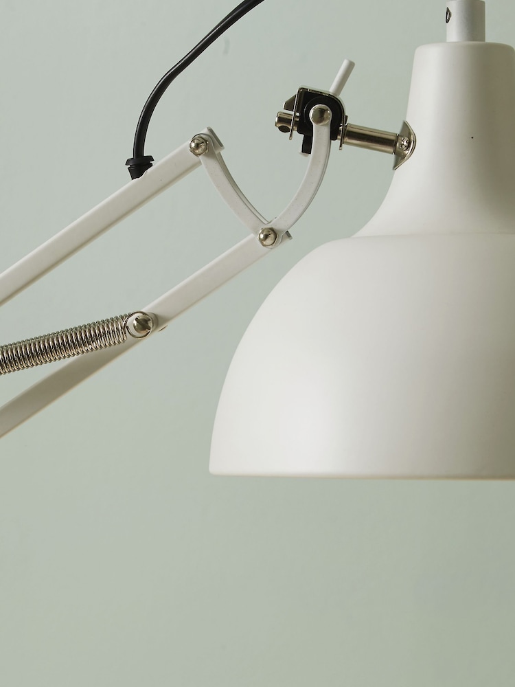 Pacific White Task Table Lamp - Image 2 of 6