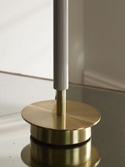 Pacific Gold Marble Effect Table Lamp - Image 3 of 6