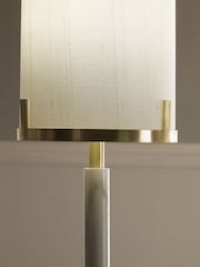 Pacific Gold Marble Effect Table Lamp - Image 4 of 6