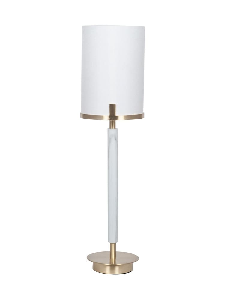 Pacific Gold Marble Effect Table Lamp - Image 6 of 6