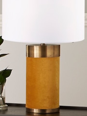 Pacific Brass Velvet Table Lamp - Image 1 of 4
