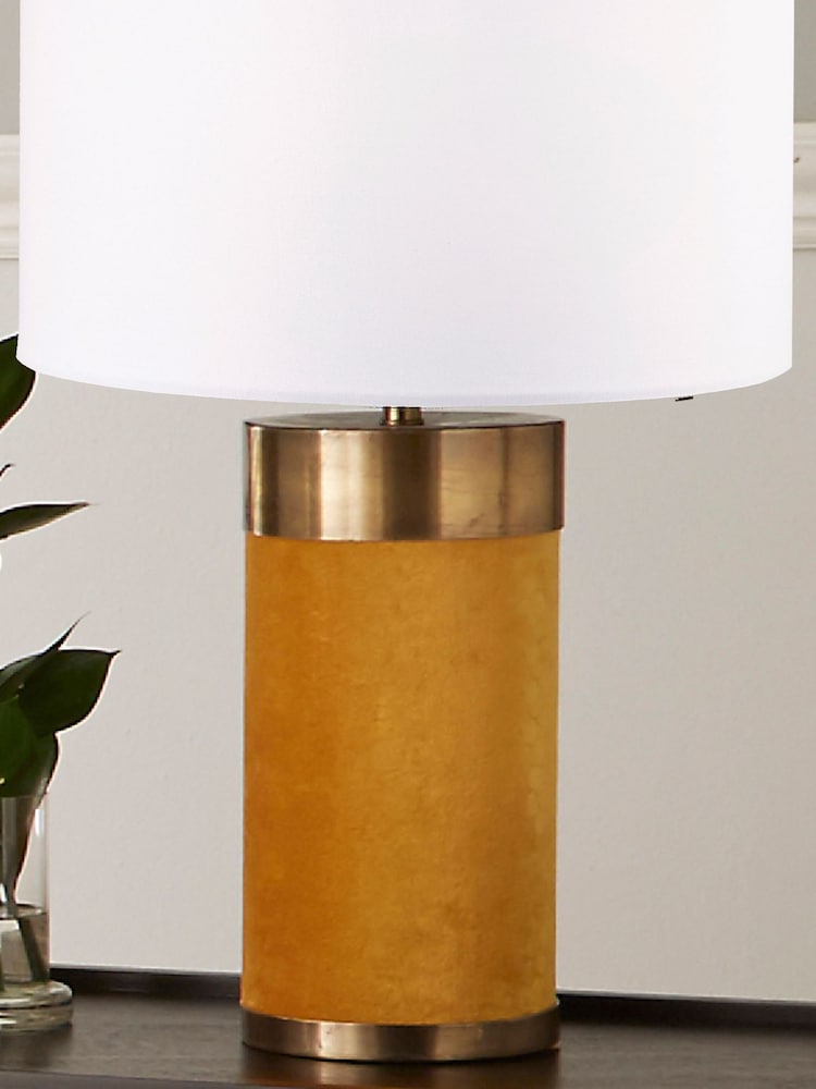 Pacific Brass Velvet Table Lamp - Image 1 of 4