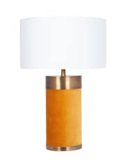 Pacific Brass Velvet Table Lamp - Image 3 of 4