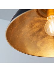 Gallery Home Matt Black Flomen Ceiling Light Pendant - Image 6 of 9