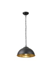 Gallery Home Matt Black Flomen Ceiling Light Pendant - Image 7 of 9