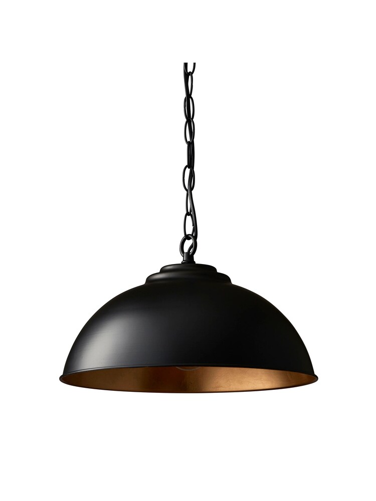 Gallery Home Matt Black Flomen Ceiling Light Pendant - Image 9 of 9