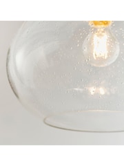 Gallery Home Clear Damlon Glass Ceiling Light Pendant - Image 2 of 7