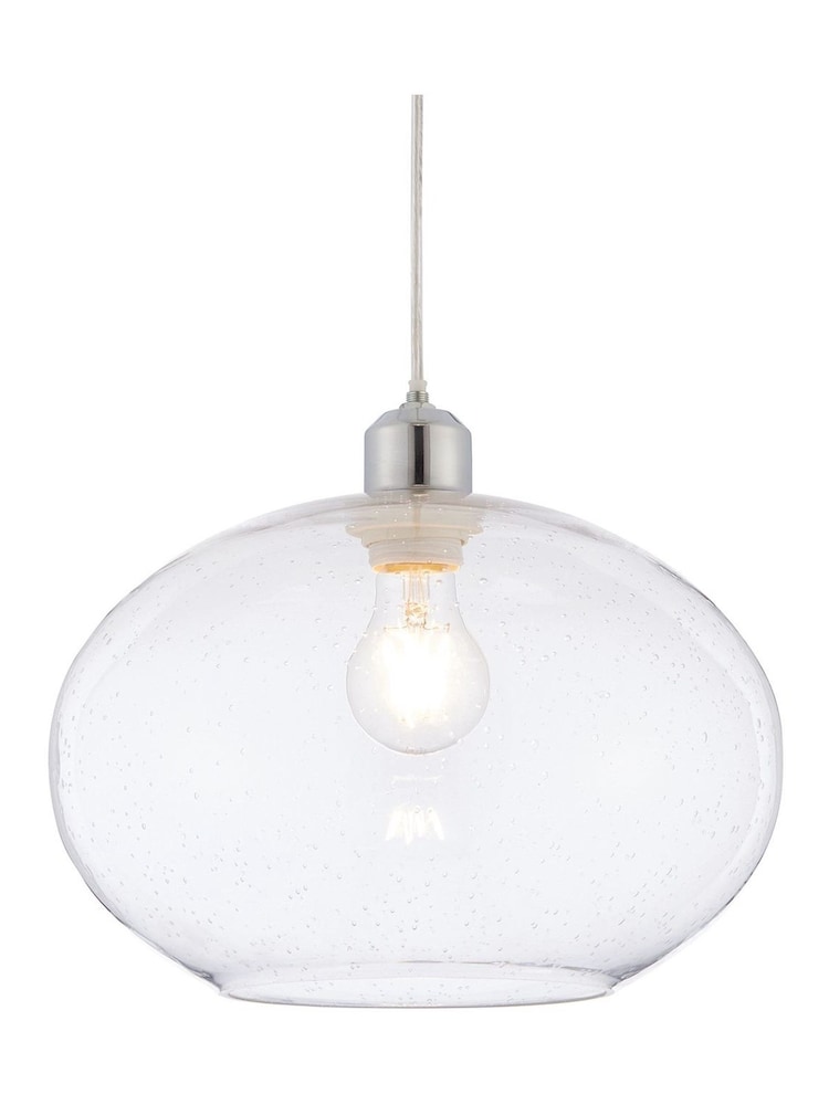 Gallery Home Clear Damlon Glass Ceiling Light Pendant - Image 7 of 7