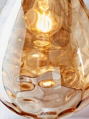 Gallery Home Brown Elegance 3 Bulb Pendant Light - Image 3 of 8
