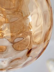 Gallery Home Brown Elegance 3 Bulb Pendant Light - Image 4 of 8