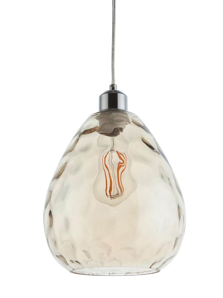 Gallery Home Brown Elegance 3 Bulb Pendant Light - Image 8 of 8
