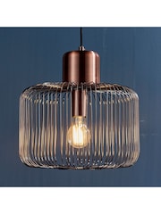 Gallery Home Copper Nichol Ceiling Light Pendant - Image 3 of 8