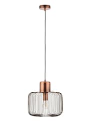 Gallery Home Copper Nichol Ceiling Light Pendant - Image 8 of 8