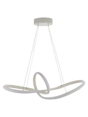 Gallery Home White Pandora Ceiling Light Pendant - Image 2 of 6